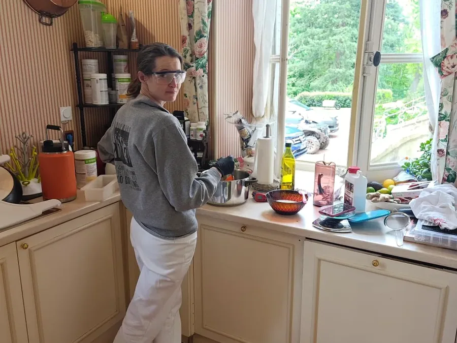 Artisan soap-making workshop